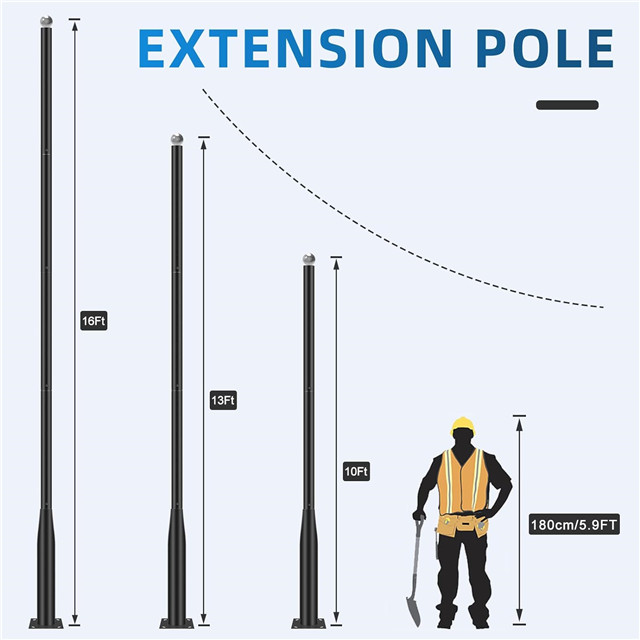 Cold Galvanized Sub-assembly Split Pole for Outdoor Solar Street Light
