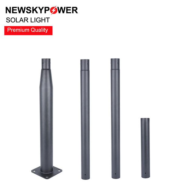 Cold Galvanized Sub-assembly Split Pole for Outdoor Solar Street Light