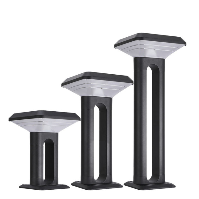 Decoration Landscape Waterproof Outdoor Solar Bollard Light for Garden Lawn