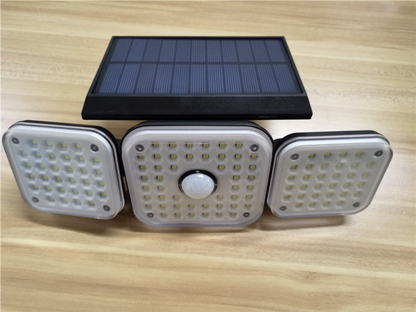 High Quality ABS Solar Powered LED Wall Light with Motion Sensor