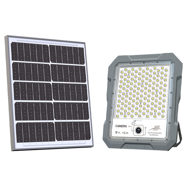 MJ-BW500C LED Outdoor Garden Solar Flood Light With Camera 500W