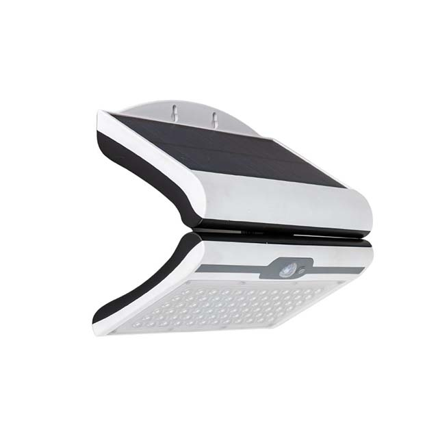 ABS Outdoor Waterproof Solar Wall Lamp with Remote Control Radar Sensor