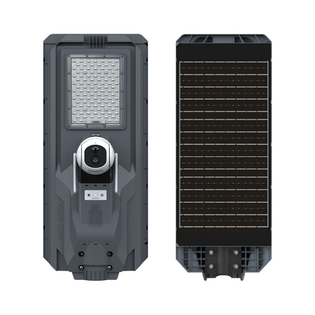 STARSHIP III MJ-SSTH800C 2 Lens Integrated Outdoor Solar Street Lights with CCTV Camera 