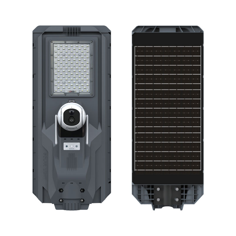 STARSHIP III MJ-SSTH800C 2 Lens Integrated Outdoor Solar Street Lights with CCTV Camera 