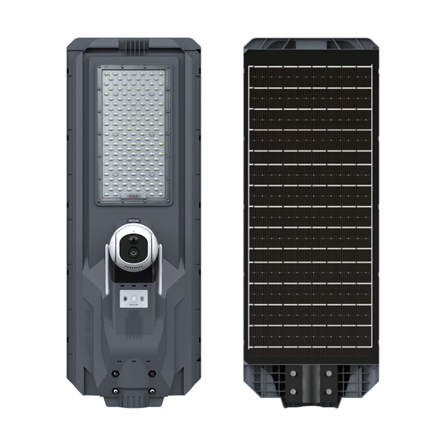 STARSHIP III MJ-SSTH1200C All in One Ip65 Waterproof Dual Screen Industrial Solar Street Lights