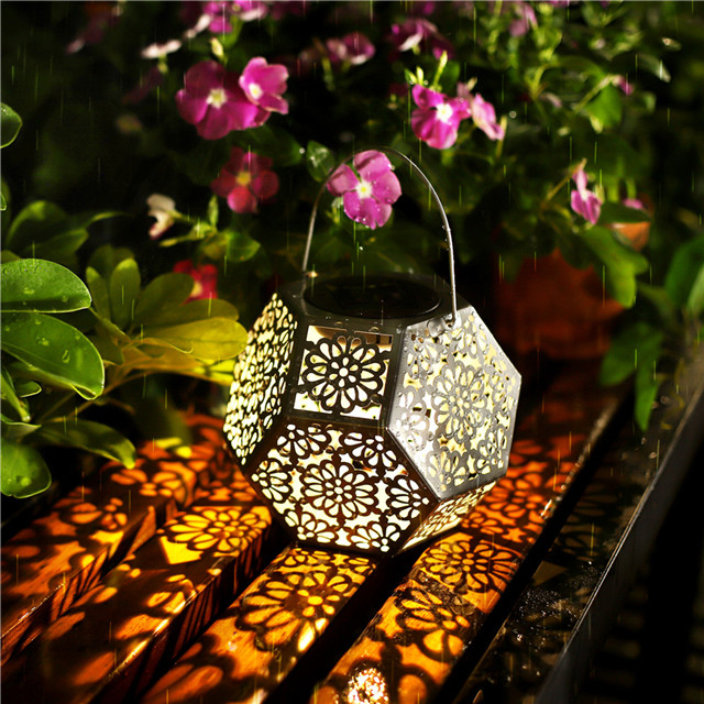 Warm White Outdoor Solar Hanging Light for Home Garden Decorations