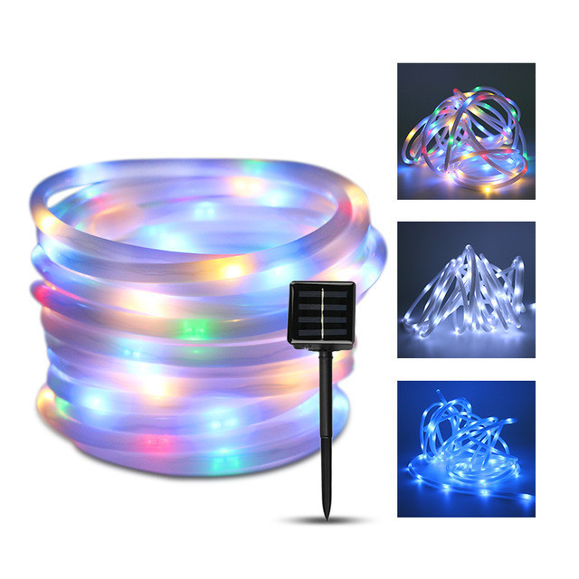 outdoor solar string lights for Christmas (1)