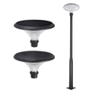 Round Diamond 25W Die-casting Aluminum Integrated Outdoor Waterproof Solar Garden Light
