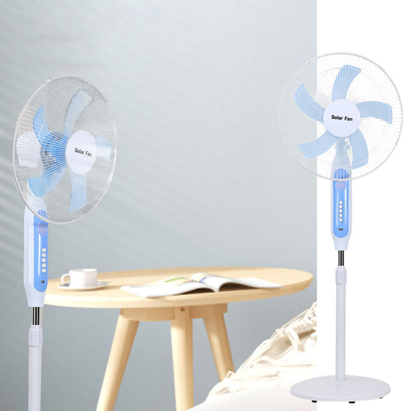 Ventilation Rechargeable Solar Power Fan with Panel And Battery Manufacturers in China 16 Inch