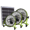 Portable Solar Powered 12 Inch Fans Rechargeable Outdoor Floor Solar Fan