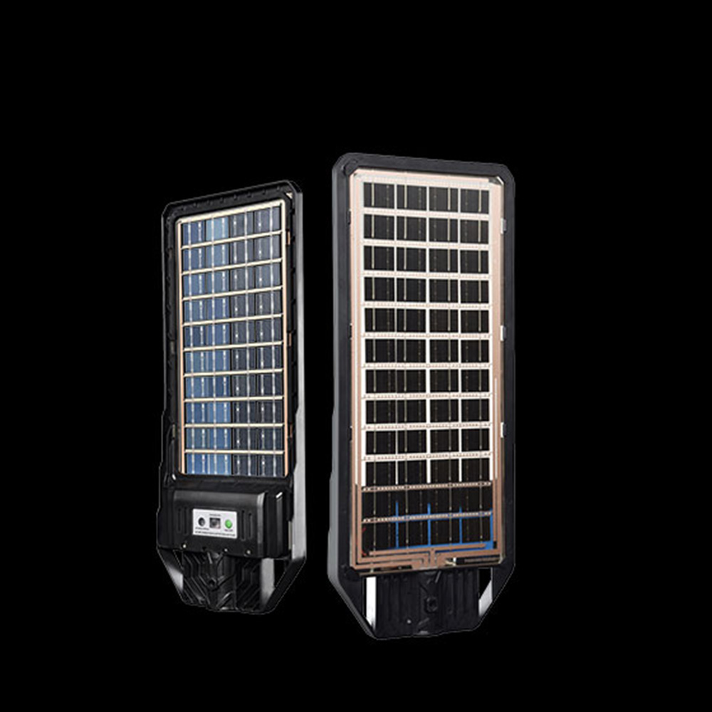 High Quality New Design Double-side Charging Mono Solar Panel Integrated Solar Led Street Light with Remote Control Motion Sensor