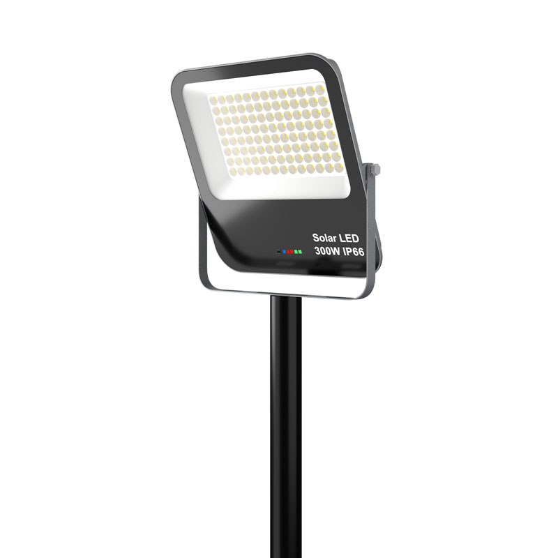 IP66 Waterproof Outdoor LED Solar Flood Light for Home
