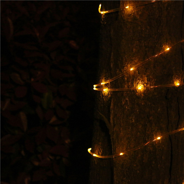 outdoor solar string lights for Christmas (2)