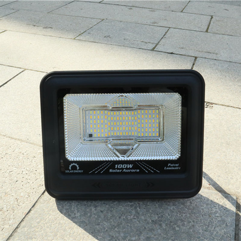Aurora MJ-SAR100 100W ABS Security Ourdoor Led Solar Flood Light for Home