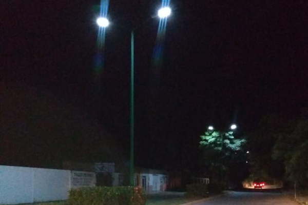 JD Solar street light installation feedback from Mexico 