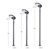 Outdoor Waterproof IP65 Warm White Stand Alone Pole Mounted Solar Courtyard Light