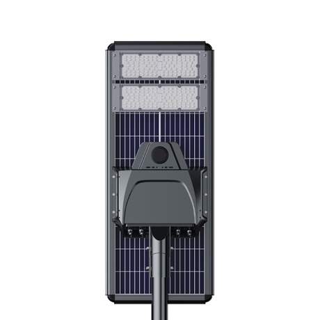 60W Double Glass Die-casting Aluminum All In One Waterproof Solar Street Lights