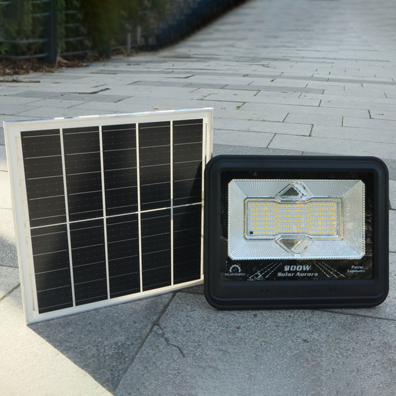 300W Aurora ABS Waterproof Led Garden Solar Flood Light MJ-SAR300 