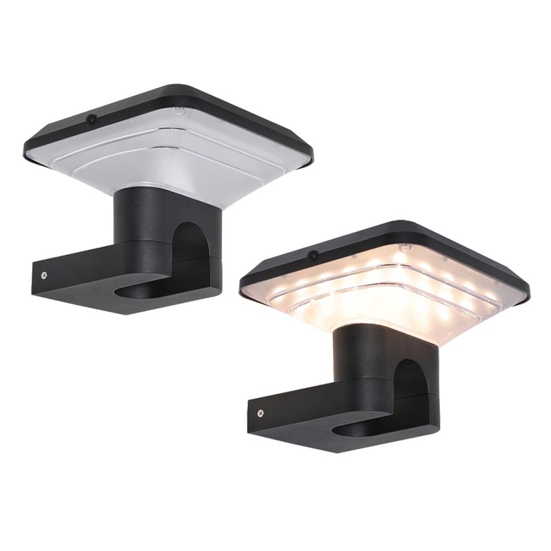 Outdoor Waterproof Up And Down Luminous Led Solar Wall Light