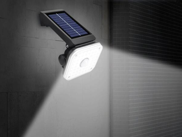 ABS Solar power led wall lamp for outdoor with motion sensor 