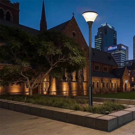 20W Automatic Solar Bollard Light for Lawn