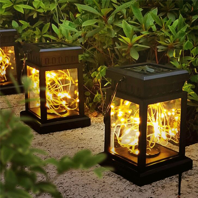 30LED 2700K Copper Wire Solar Fairy Light for Outdoor Yard