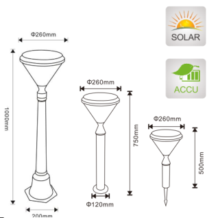 outdoor solar bollard light (3)