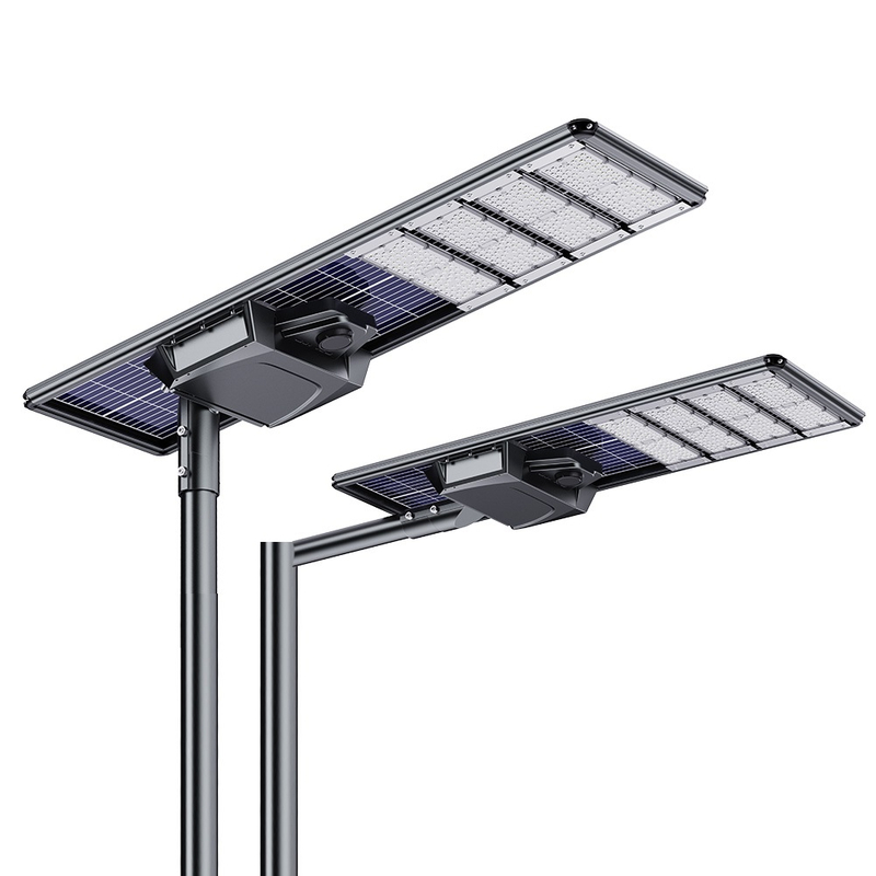 150W Double Glass Solar Panel Die-cast Aluminum Industrial LED Solar Street Lights