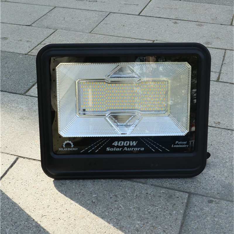 400W Watts MJ-SAR400 ABS Aurora Led Solar Flood Light with Panel
