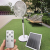 16 Inch Rechargeable Electric Solar Standing Fan with Remote Control