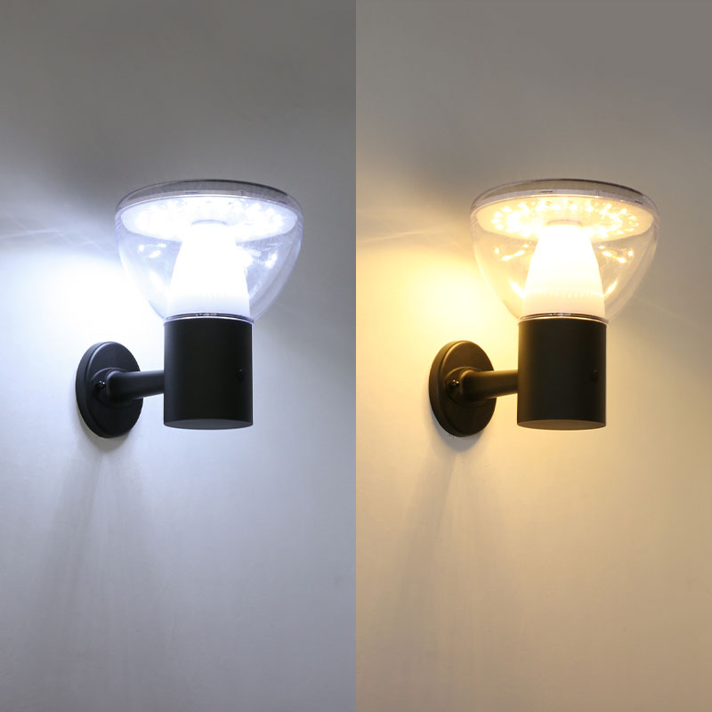 Aluminum Garden Decorative Waterproof Outdoor LED Solar Wall Lights