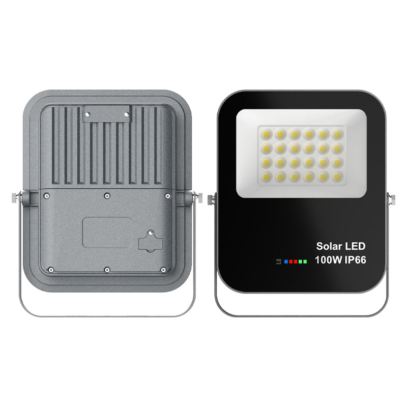 IP66 Waterproof Outdoor LED Solar Flood Light for Home