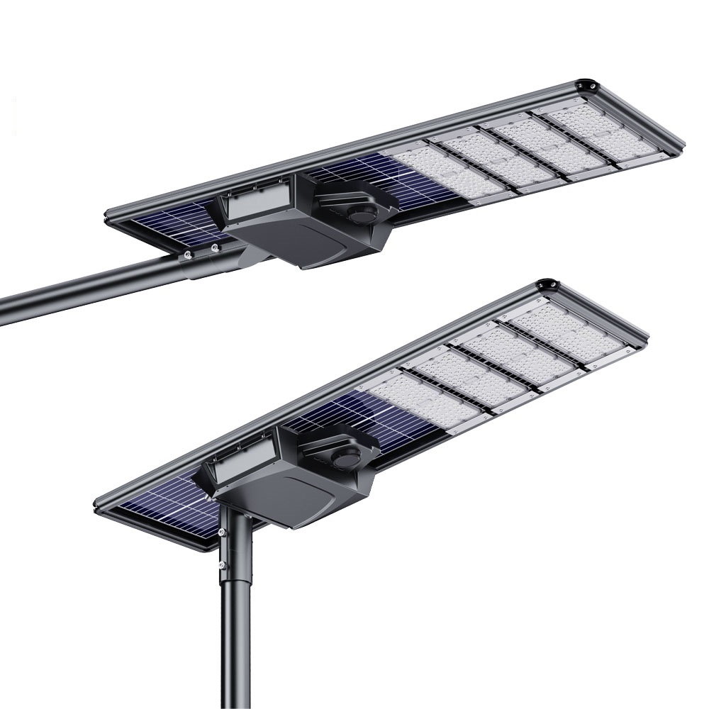 150W Double Glass Solar Panel Die-cast Aluminum Industrial LED Solar Street Lights