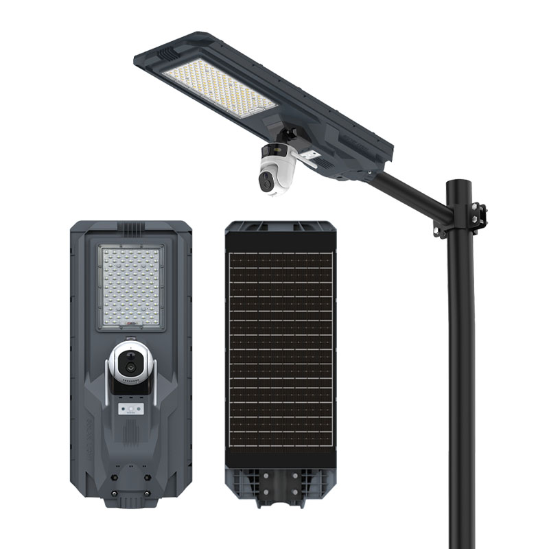 STARSHIP III MJ-SSTH800C 2 Lens Integrated Outdoor Solar Street Lights with CCTV Camera 