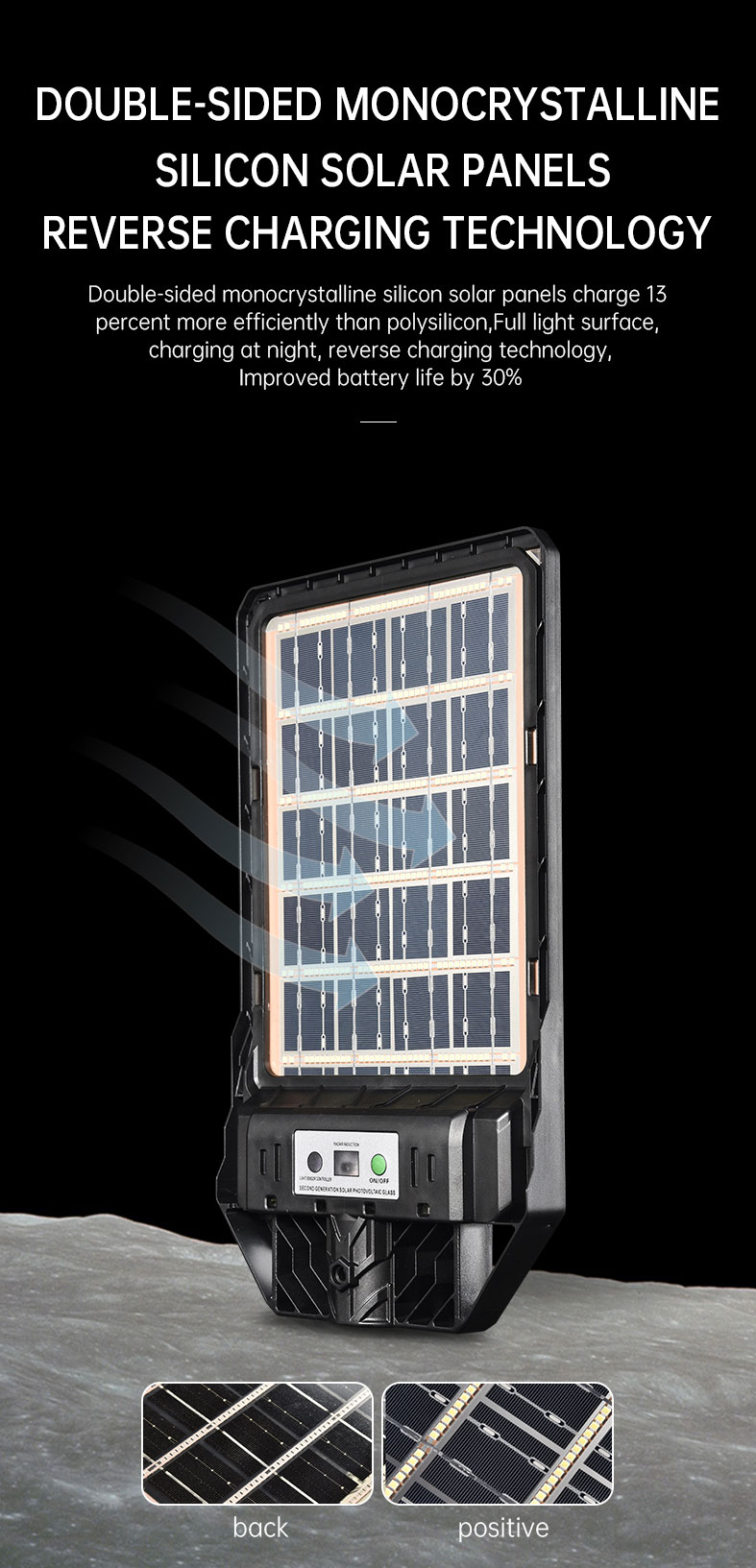 double sided all in one solar street light (3)