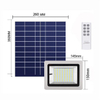 High Power 120W Solar LED Flood Lights with Remote Switch