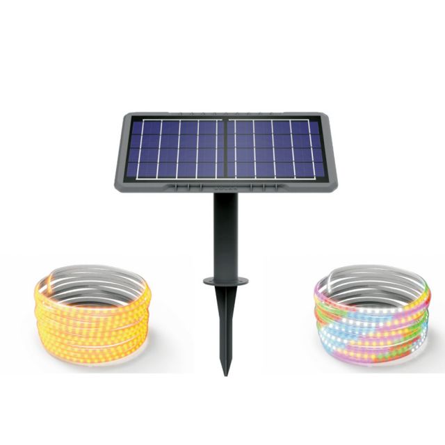 MJ-SM50C Best Color Changing RGB Outdoor Waterproof Solar Tape Lights for Garden Pathway Camping 5M