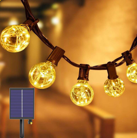 20LED G40 Fairy Solar Power String Lights for Chirstmas