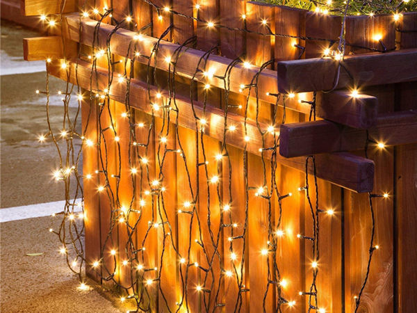 Super Long Solar String Lights Outdoor for Christmas Tree Decor