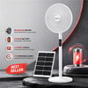 16 Inch T919 Rechargeable Solar Standing Fan with Remote Control
