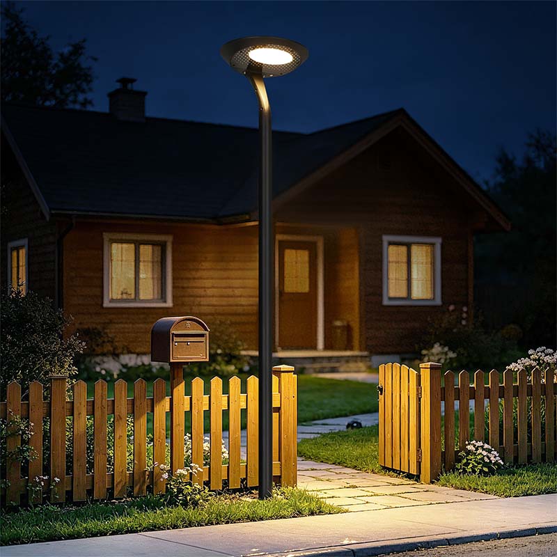 Dusk to Dawn IP65 Waterproof Outdoor Solar Street Light for Home
