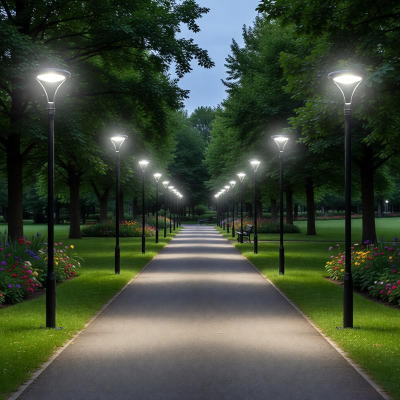 High Bright Dusk‑to‑Dawn Waterproof LED Solar Street Light for Garden